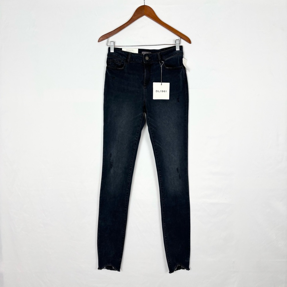 NEW DL1961 Florence 34” Mid Rise Intrasulpt Skinny Wheeler Size 28